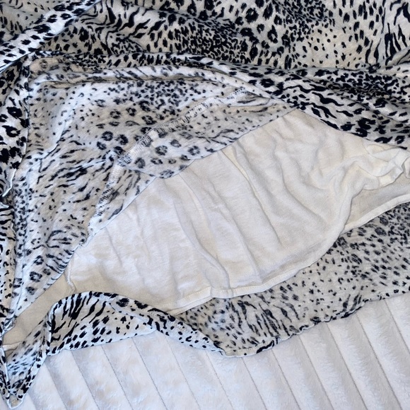 Joie Anthea Animal Print Short Sleeve Waist Tie Mini Dress Size XS - Picture 5 of 9